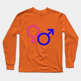 Male and Female Symbols Long Sleeve T-Shirt